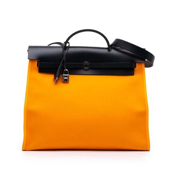 Pre Loved hermes Women Orange Satchel - Picture 1 of 8